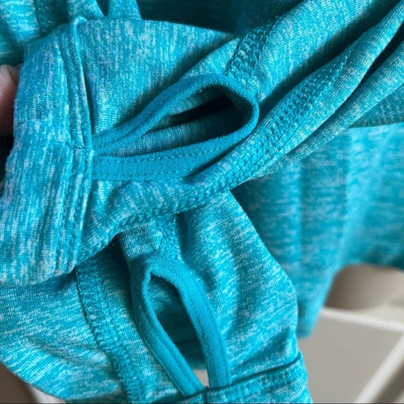 Nike element running half zip pullover women XS extra small blue green - Picture 4 of 7